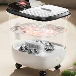 Electric Foot Bath Tub With Automatic Heating Fumigation Foot Soaking Basin Constant Temperature Calf Massager For Home - Image 3