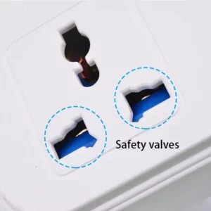UK EU Plug Multi-Function Extension Socket with 3 USB Ports Wireless Power Strip Universal Jack Converter Adapter - Image 6