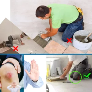 2Pcs Professional Knee Protection Pad Paste Kneeler for Floor Wall Tile Manual Fixing Workers Gardening Construction Tools - Image 2