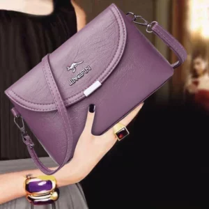 Women's Crossbody Shoulder Bag 2024 New High-end and Elegant Ladies Small Solid Color PU Bag Cross-border Foreign Trade Handbag - Image 1