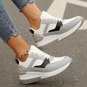 Women Sneakers New Platform Patchwork Casual Sport Designer Shoes Outdoor Comfortable Plus Size Sneakers Women Zapatos De Mujer - Image 4