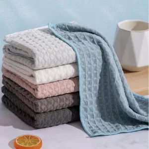 1/2/3PCS Waffle Weave Miracle Cleaning Cloths Kitchen Dish Towels Super Absorbent Dishtowels Nonstick Oil Washable Fast Drying - Image 2