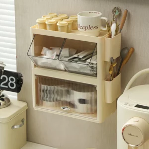 Tea Bag Storage Box Office Capsule Coffee Instant Milk Tea Finishing Shelf Transparent Acrylic Desktop Sundries Organizer Box - Image 4