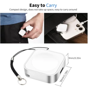 Portable Wireless Watch Charger Type C Lightning Two interfaces For Apple Watch S9 8 7 6 5 4 3 2 1 SE Ultra Series Fast Charger - Image 5
