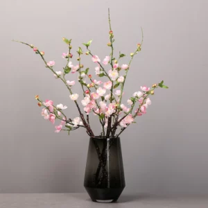 Artificial Cherry Blossom Flower Branches Silk Peach Spring for Wedding Decoration Plum Blossom Wedding Arrangement Accessories - Image 2