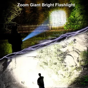 Powerful LED Flashlight Rechargeable USB 18650 Waterproof Zoom Fishing Hunting 100000 Lumens Tactical Flashlight LED Flashlight - Image 4