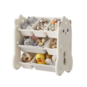 Children's toy storage large capacity classification multi-layer storage rack baby locker Shelf organizer Children's bookshelve - Image 6