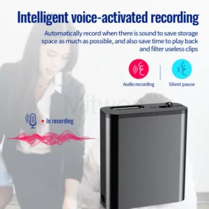 Mini Voice Recorder Portable Intelligent Voice Actived Recording Audio Sound Recorder HD Noise Reduction Mp3 Player Magnet OTG - Image 2