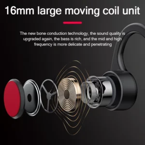 Original Lenovo X3 Pro Bone Conduction Headphone Bluetooth 5.3 Wireless Headset Waterproof Ear Hook Sports Earphones With Mic - Image 4