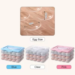 40/60 Grids Handig Ei Voedsel Opbergdoos Keuken Koelkast Anti-Collision Lade Container Accessoires Levert Gevallen - Image 5