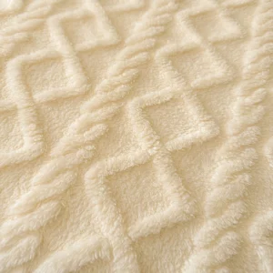 1pc Coral Fleece Blanket for Winter Thick Soft Bedspread Warm Plaids for Beds Single/Queen/King Solid Color Thow Blankets/Plaids - Image 2