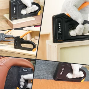TOLESA Staple Guns for Wood Light Duty Home Use Manual Staplers Upholstery Nail Gun with 1200 Staples Home Decor Carpentry Tools - Image 5