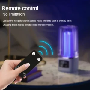 Electric Shock Mosquito Killer Lamp USB Rechargeable Insect Trap UV Light Indoor Bedroom Night Light Outdoor Portable Bug Zapper - Image 3