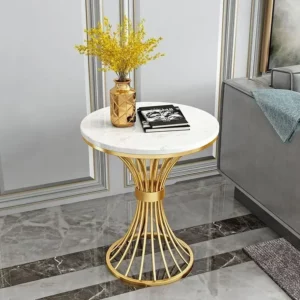 Nordic Marble round side table living room sofa corner tables INS Business reception coffee table negotiating Luxury furniture - Image 6
