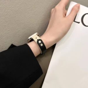 Thin Leather Strap for Apple Watch Band 10 9 8 46mm 42mm 41mm 44mm 45mm 38/40mm Women Watchband Bracelet Belt iWatch 7 se 6 5 4 - Image 4