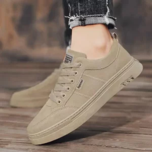 Brand Men's Sport Shoes Luxury Leather Casual Shoes for Men Trend All-match Board Shoes Versatile Men's Sneakers Tenis Masculino - Image 1