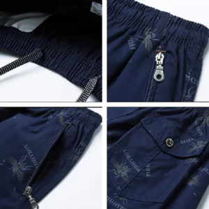 2025 New Summer Beach Shorts Men Fashion Print Casual 100% Cotton Shorts Men Plus Size Shorts 5XL Jogging Sweatpants Shorts - Image 5