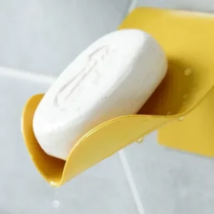 Wall Mounted Soap Holder Storage Box Self Drain Dish Adhesive Bathroom Shower - Image 4