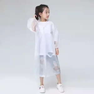 Children Rain Poncho Non-Disposable Travel Rain Gear Coat Outdoor Hiking Accessories Child Raincoat Kids Rainwear Waterproof - Image 3