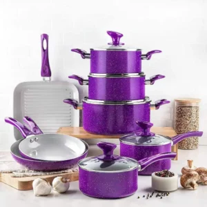 blue sky cooking pots and pans ceramics cookware set pan set - Image 3