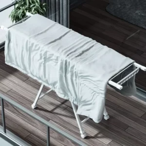 Foldable drying clothing rack floor-to-ceiling bedroom balcony household baby outdoor drying quilt hangers for clothes - Image 6