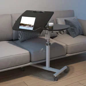 Mobile Lifting Bedside Table Laptop Computer Table Standing Office Lifting Speech Table - Image 3