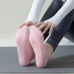 Mesh Breathable Yoga Socks Women Cotton Low Cut Short Gym Fitness Dance Sports Socks Professional Non-slip Floor Pilates Socks - Image 3