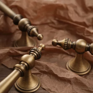 SANTAYA Bronze Solid Antique Brass Cabinet Handles Wardrobe Pull Cupboard Door Knob Kitchen Accessories Retro Furniture Hardware - Image 3