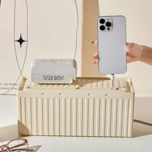Unique Container Desktop Power Strip Storage Box Dustproof Socket Storage Box Home Wire Case Wire Management Cable Organizer - Image 5