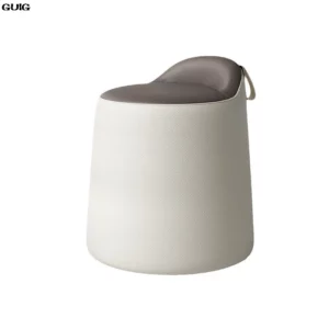 GUIG Modern Light Luxury Home Bedroom Rotating Makeup Stool Girls' Dressing Stool Simple Dressing Table Stool Round Stool - Image 6