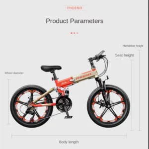 SKIG Bicycle Boys Girls Pedal Bike Folding 20 Inch Shift Mountain Bike Herrenfahrrad Bicicleta Plegable Camping - Image 6