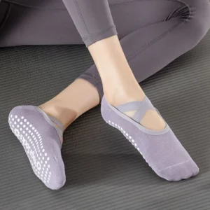 Women Yoga Socks Anti Slip Bandage Sports Ladies Girls Ballet Socks Dance Sock Slippers Yoga Socks Non Slip Acupressure Mat - Image 5