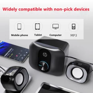 HP 2111S Multimedia Computer Game Speakers Stereo Subwoofer Desktop Computer Audio 2.1 Wired Multifunctional PC notebook Speaker - Image 3