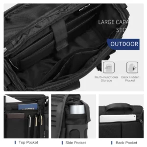 OZUKO Men Shoulder Bag High Quality Large Messenger Bags Male Water Resistant Handbag Outdoor Short Trip Crossbody Bag - Image 5