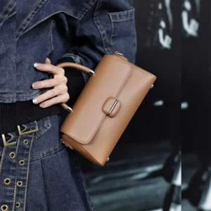 Hifashion Cowhide Genuine Leather Small Tote Handbags For Women 2025 Trend Designer Short Handle Ladies Shoulder Crossbody Bags - Image 1