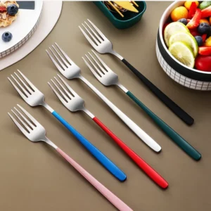 Stainless Steel Tableware Set Portable Cutlery Dinner Knife Fork Spoon Chopsticks Four-piece Suit with Box Travel Flatware Gift - Image 3