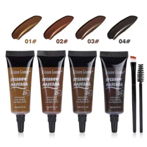 Professional Eyebrow Enhancers Cream Women Natural Liquid Dyeing Eyebrow Set Brow Tattoo Pigments Lasting Waterproof Eyebrow Gel - Image 4