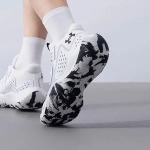 Under Armour original men's shoes Light breathable wear basketball shoes white 3026634-101 - Image 2