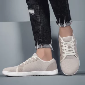 Men's Shoes and Sports Shoes Wide Toe Barefoot Casual Plus Size Wide Last Fashionable Canvas Black Flat Bottomed Board Shoes - Image 2