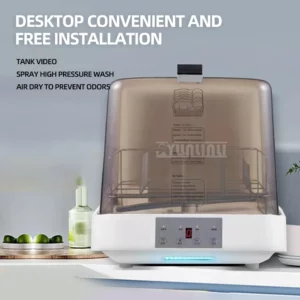 Portable Dishwashers Countertop Dish Washing Machine Kitchen Household Intelligen Visual Dishwasher Mini Lavadora - Image 2