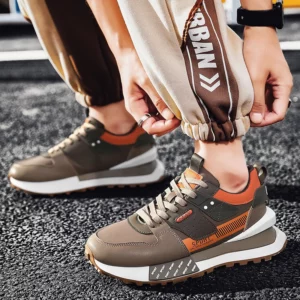 PARZVIAL New Men Sneakers Autumn Breathable Running Clunky Sneaker Male Tennis Shoes Outdoor Sports Men Shoes Tenis Masculino - Image 2