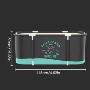 Large Capacity Bathroom Bathtub Portable Collapsible Bath Bucket Winter Shower Bathing Artifact Thicken Multiple Layer accessory - Image 6