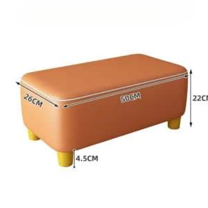 50CM Household Small Stool Sofa Low Stool for Living Room Long Bench for Shoe Changing in Bedroom Multiple Colors - Image 6