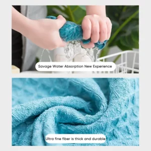 1/2/3PCS Waffle Weave Miracle Cleaning Cloths Kitchen Dish Towels Super Absorbent Dishtowels Nonstick Oil Washable Fast Drying - Image 5