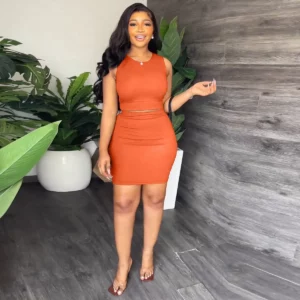 dress sets two piece set for women summer outfits for women 2023 birthday outfits woman 2 piece sets short set wholesale clothes - Image 3