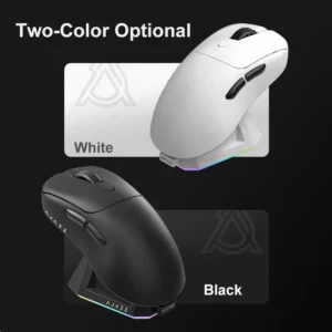 AJAZZ AJ179 PRO PAW3395 Wireless Gaming Mouse with RGB Charging Base 26000DPI Lightweight Ergonomic Mouse for PC Gamer Laptop - Image 5