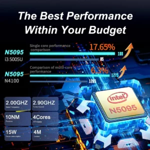 15.6"Laptop Intel Celeron N5095 notebook gamer 32GB RAM 2TB SSD Office Study PC Computer Windows 11 1920*1080 Resolution laptop - Image 4