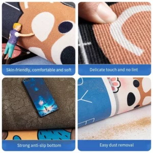 Countertop Dish Cup Drying Mat Kitchen Tableware Draining Pad Absorbent Printed Coffee Machine Drain Mat Table Placemat Decor - Image 6