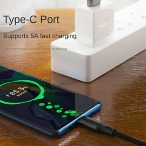 3 in 1 USB Charge Cable 3 Type-C 3 Micro USB Spliter Cord Fast Charging 5A For Mobile Phone Power Bank Charging Together 1.2m - Image 5