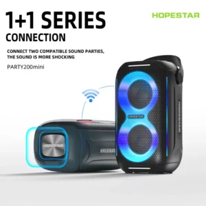 HOPESTAR Party200mini Wireless Bluetooth Speakers Game Esports Heavy Subwoofer Portable Home Computer Audio Outdoor Waterproof - Image 4